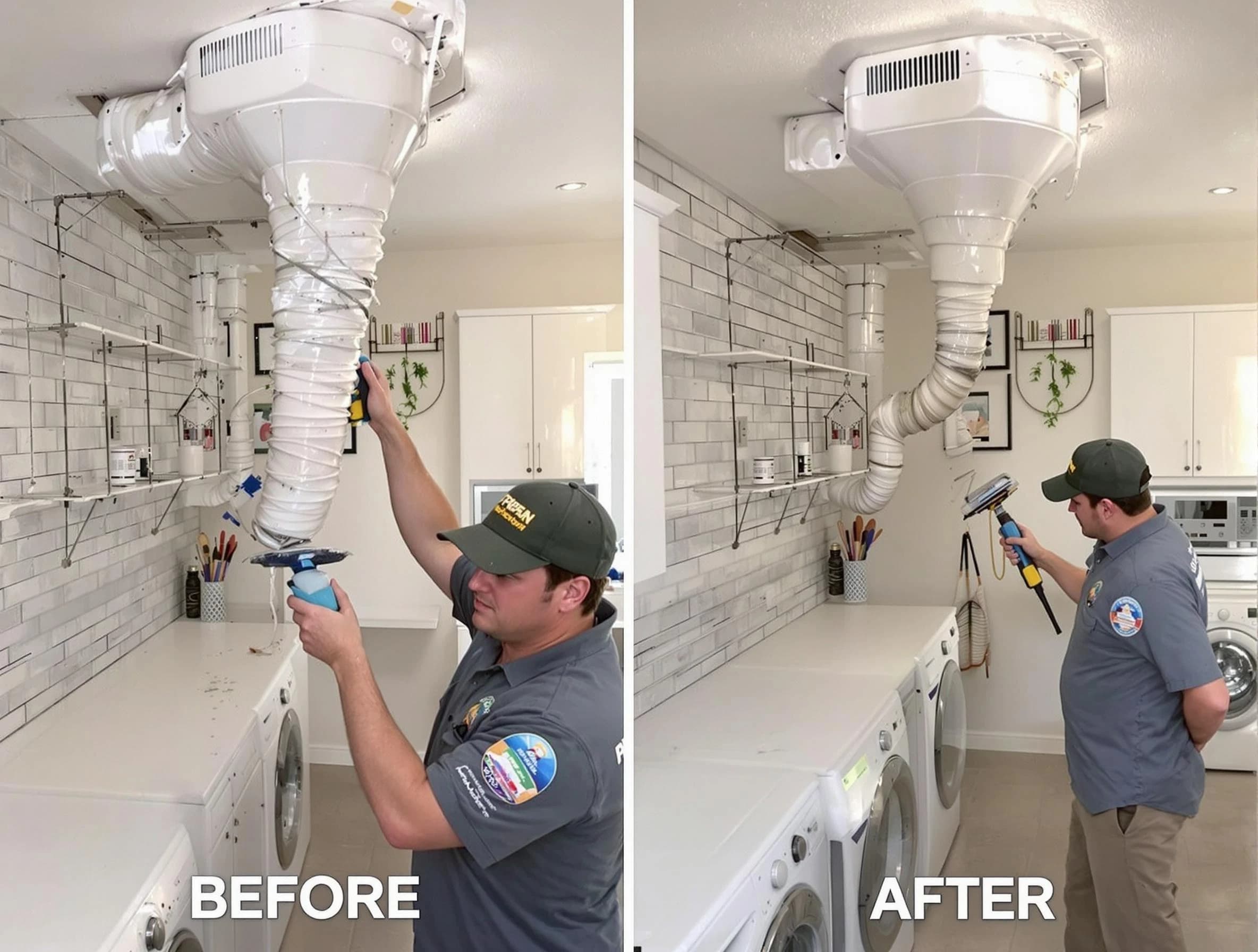 Professional dryer exhaust vent cleaning by Berthoud Dryer Vent Cleaning in Berthoud
